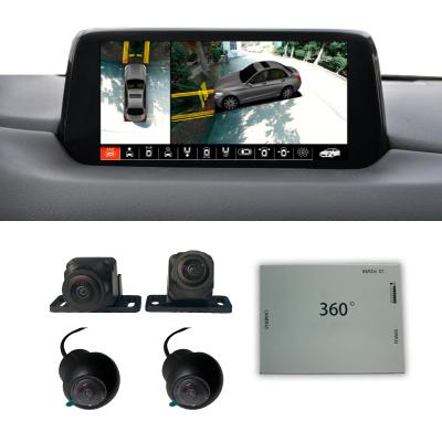 China China Manufacture 3D Waterproof 360 Degree Birds Eye View System With 7 Inch Display Car Camera System For Parking for sale