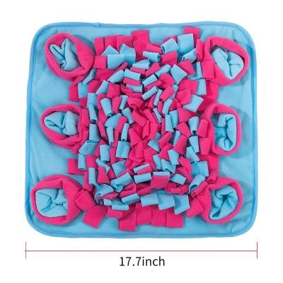 China Sustainable Puzzle Dog Nose Machine Durable Slow Feeder Mat Toys Enrichment Feeding Mat Washable Interactive Fun Pet Nose Mat for sale