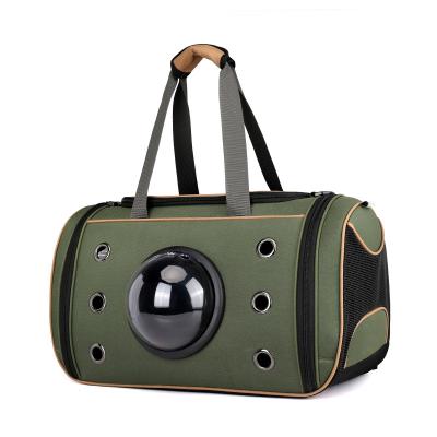 China Sustainable Factory Custom Dog Cages Carriers Outdoor Travel Airline Approved Portable Space Capsule Pet Carrier Bag For Cat Rabbit for sale