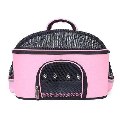 China Wholesale Viable Breathable Portable Luxury Car Cat Dog Pet Carrier Bag Foldable for sale