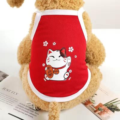 China 2022 Viable Comfortable Pet Clothes Dog Clothes Wholesale Cat Clothing Designer Pet Clothes Summer for sale