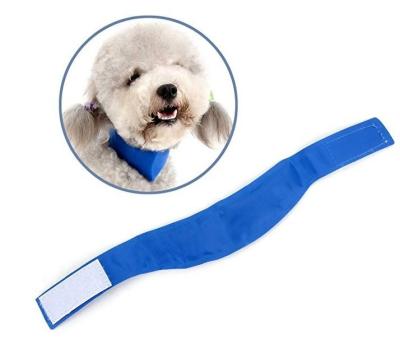 China High Quality Ice Pack Collar Heat Stroke Prevention Dog Bandana Summer Viable Amazon Design New Cat Cooling Scarf Pet Bandana for sale