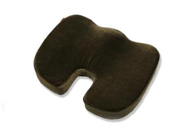 China Dark Green Orthopedic Memory Foam Seat Cushion for Dining Chairs for sale