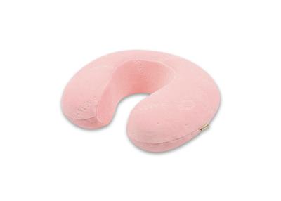 Chine Petite taille de voyage d'oreiller de mousse de mémoire de velours de luxe rose pour des enfants à vendre