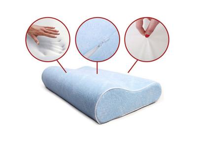 China Massage / Therapy Full Size Memory Foam Pillow 100% Mesh Wave for sale