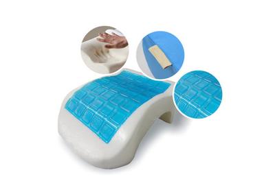 China Blue / Customized Healthy Cooling Gel Memory Foam Pillow For Travel for sale