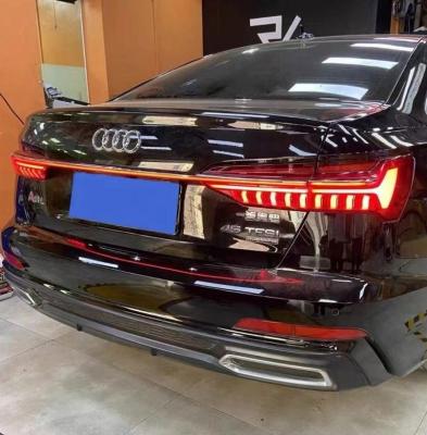 China Automotive Modified Full LED By Strip Tail Lamp Tail Light With Dynamic For AUDI A6 C8 Tail Lamp Tail Light 2019-2021 for sale