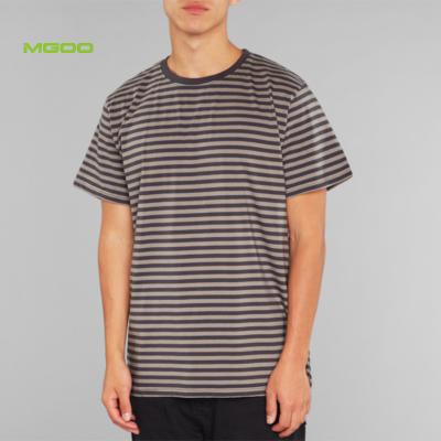 China MGOO QUICK DRY high quality simple stripes tank top knit charcoal quick dry T-shirt for man for sale