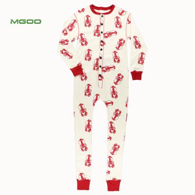 China Custom Wholesale QUICK DRY MGOO Long Sleeve Camouflage Printing Romper Men Adult Onesie Pajamas for sale