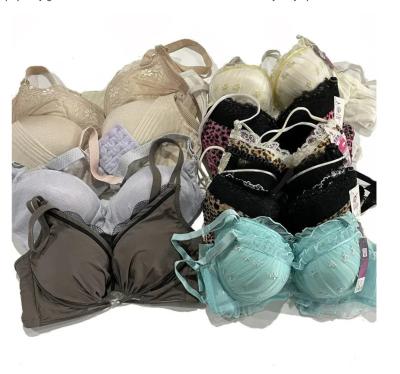 China Cheap Polyester/Cotton Women&Lady Second Hand Brassiere Used Clothes In Clothes Stock Used Bra In Bales for sale