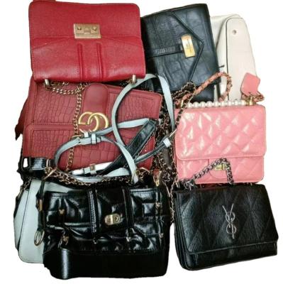 China Fashionable Used Bags Factory Wholesale Bulk Used Leather Bag For Women Second Handbags Good Quality Mixed For Sale for sale