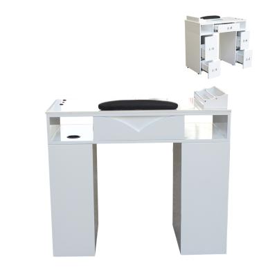 China Wholesale Modern Beauty Salon Furniture Manicure Table Nail Table Nail Desk KZM-N096 for sale