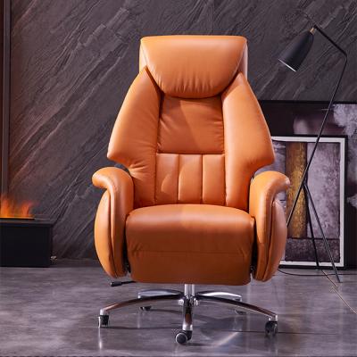 China Executive Ergonomic Synthetic(Height)Recliner Modern Luxury Adjustable Swivel Director PU Leather Leisure Office Chair With Massage for sale