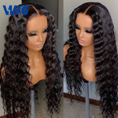 China Hd transparent full lace wig Cheap lace 2020 Unprocessed Amazing Unprocessed Deep Wave Indian Hair Wigs Excellent Deep Wave Hair ,Deep Wave Cuticle Aligned Indian Virgin Hairr Extension Sellers for sale