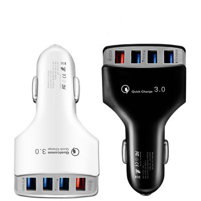 China QC3.0 Car Charger QC 3.0 4USB Car Phone Charger Multifunction Fast Charging QC 3.0 5v3.5A for sale