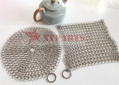 Chine Fonte Pan Scrubber Food Grade de Chainmail des anneaux SUS316 à vendre