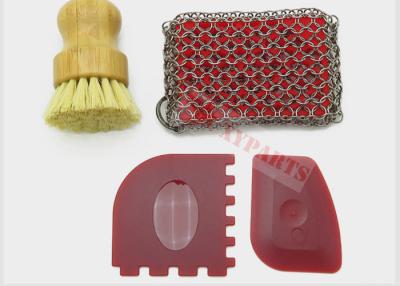 China Op zwaar werk berekend Schoonmakend Ring Cast Iron Cleaner Chainmail Te koop