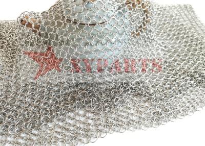 China Metal Welded Ring Mesh Chain Mail Curtain for sale