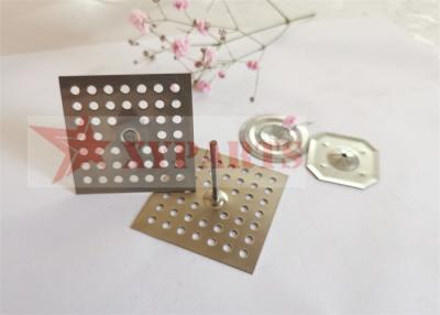 China 40mm Perforated Base Install Pins With Ashesive Application for sale