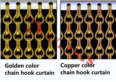 China El doble colorido engancha la cortina de aluminio de la alambrada con la dimensión modificada para requisitos particulares en venta