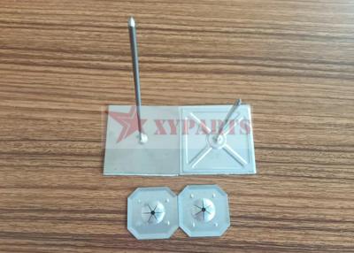 China 50x50mm Galvainzed basierten Steinwolle-Isolierung Pin With Self Locking Washer zu verkaufen