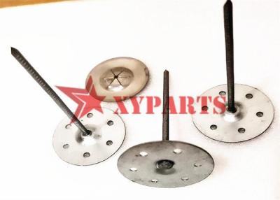 China M3*75 Millimeter galvanisierte Marine Insulation Pins With 40mm Dia Perforated Disc Base zu verkaufen