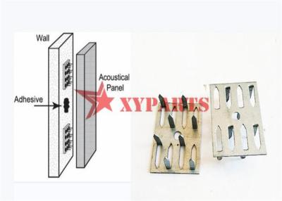 Cina 50 mm x 38 mm x 20 mm di altezza clip per impalamento acustico in acciaio zincato in vendita