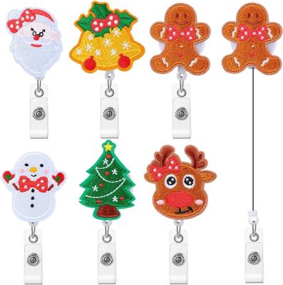 China Wholesale Customized Cute Retractable Retractable Badge Reel Badge Holder Name Yo-Yo Badge Clip with ID Card Holder for sale