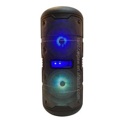 China No Knots Speaker KTS-1129 Double Wireless 5.25 Inch High Quality Portable Speaker, LED Color Light, Remote Control for sale