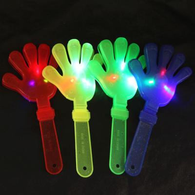 China Sports Events OEM Customized Wholesale Plastic LED Hand Turn Signal Clappers for sale