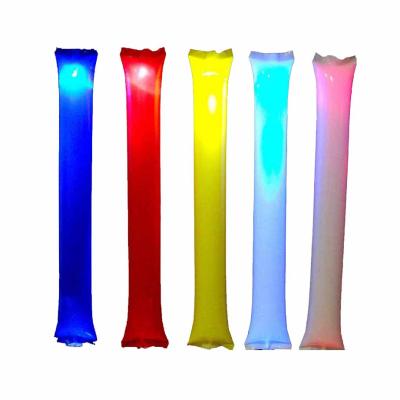 China Sports Events Promotional Colorful Advertising LED Inflatable Cheering Sticks for sale