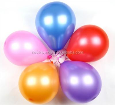 China Advertising Toy Advertising Metallic 12 inch latex balloons for sale