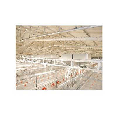 China Farms New Design of Industrial Large Chicken House, Modern Automatic and Labor-Saving Poultry Breeding Equipment for Farms for sale