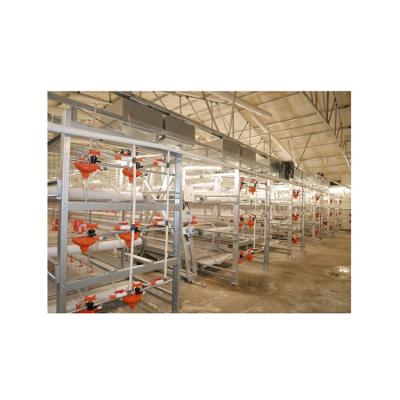 China Farms Wholesale Industrial Live Chicken Farming High Quality Long Life Metal Chicken House Poultry Farming Equipment for sale