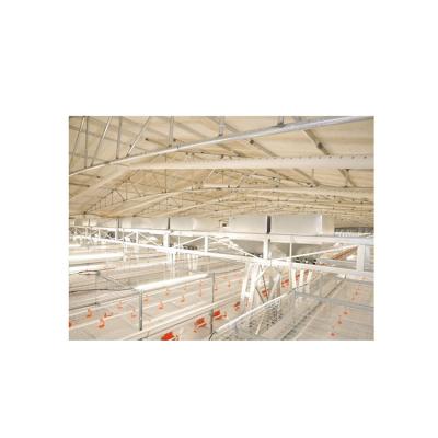 China Farms Hot-selling Galvanized Steel Long Life Automatic Chicken House Poultry Farming Equipment for sale