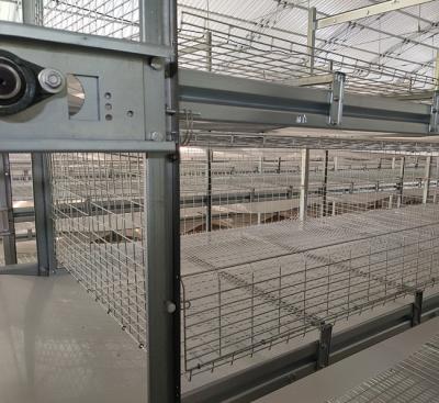 China Farms Hot Sale Galvanized Automatic H Type Chicken Cages Layer Poultry For Animal Husbandry Equipment for sale