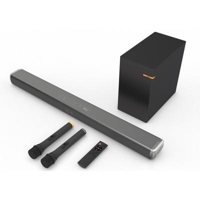 China OEM&ODM Bluetooth Wireless System Karaoke Soundbar Subwoofer 100W Home Theater Wireless System for sale