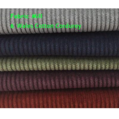 China 6 100% Organic Cotton Corduroy Wales Cotton Fabric 6 Corduroy Fabric 6w Wales Cotton Corduroy for sale