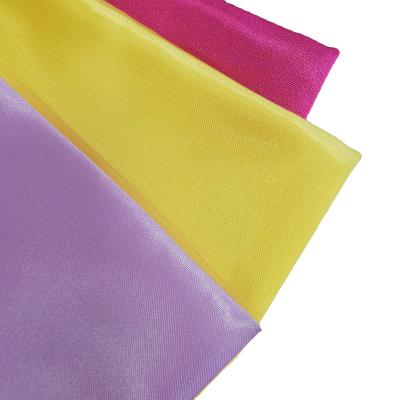 China Shrink-Resistant 100% Polyester Shine Satin Fabric For Umbrella for sale