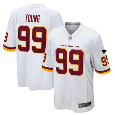 China Wholesale NFL Shirts Plus Size Redskin Fashion Top Men Pocket Loose Plain 5XL Quality Cotton Football NFL Tank Top Set for sale