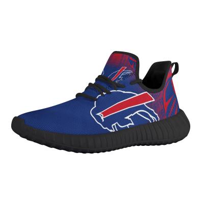 China Wholesale Durable Displays Customized Print Logo Design Sport Shoes Fashion Sport NFL Football Unisex Breathable Sports Shoes for sale