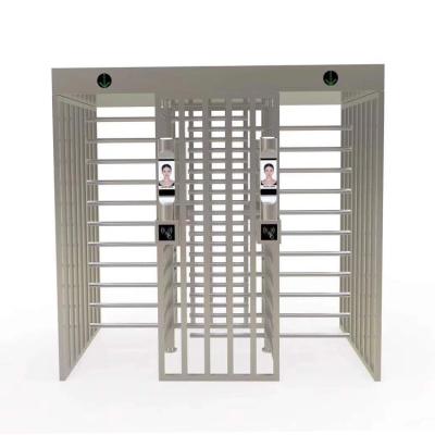 China Double Full Height Turnstile  Prison Access Gymnasium  Height Turnstile for Constructio for sale