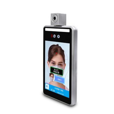 China 8 Inch Face Recognition Scanner Attendance Face Recognition Temperature for sale