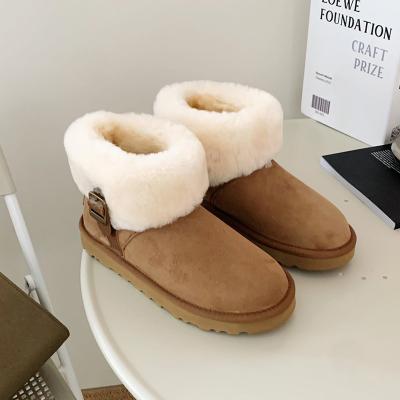 China Best Price Outdoor Women's Fashion Warm Fluffy Snow Boots Thermal Waterproof Kids Winter Snow Boots for sale