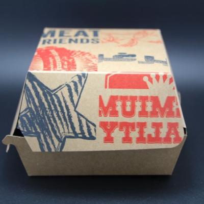 China High quality disposable kraft lunch paper container branded takaway box for sale