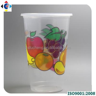 China Disposable Eco Friendly Stored Biodegradable Take Away Food Plastic Cup for sale