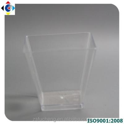 China Disposable clear plastic dessert cups, dessert packaging for sale