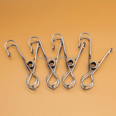 China Japan style HOT sales popular metal grade stainless steel marine fish 316 shaped clothes peg and 304 peg clothes for sale