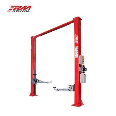 China Clear Floor 2 Post Car Lift Hydraulic Car Hoist For Garage 3840*455*750mm for sale