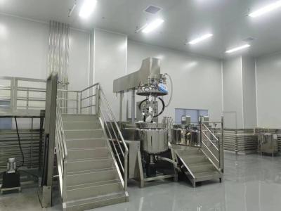 China Customized Lotion Making Machine 380V Lotion Mixing Tank Emulsifying for sale